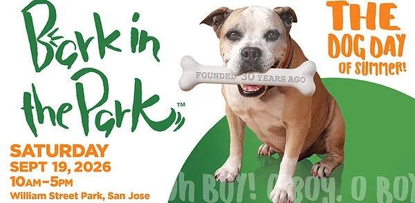 Bark in the Park San Jose 2026 官方宣传图