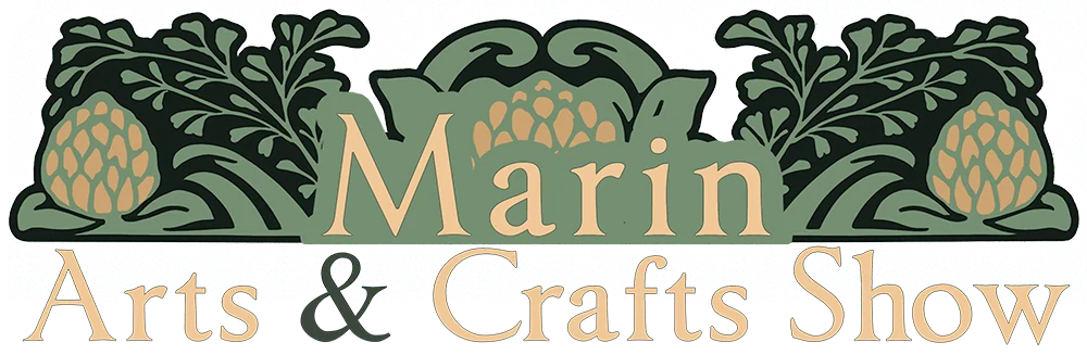 Marin Arts & Crafts Show 的植物装饰官方活动标志